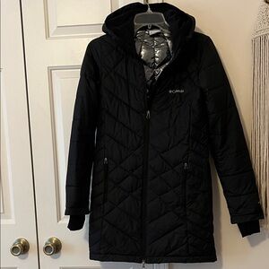 Columbia Omni Tech reflective heat puffer coat size XS